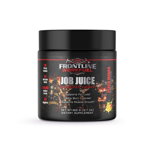 Frontline WorkFuel Job Juice Peach Mango and Essentials Meal Replacement